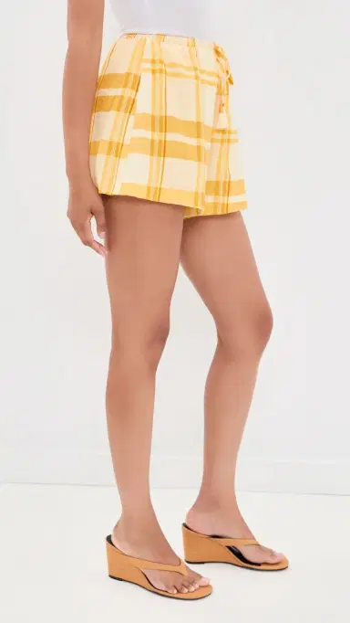 Dress To Off-White Yellow Frescor Drawstring Shorts Off-White Yellow Fresco | Thumbnail 4 Dress To Off-White Yellow Frescor Drawstring Shorts Off-White Yellow Fresco | Thumbnail 4