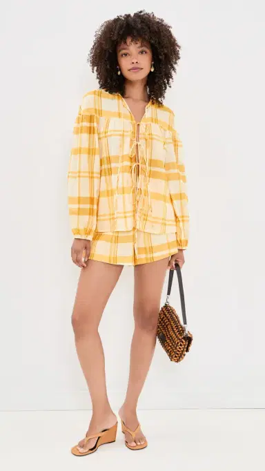 Dress To Off-White Yellow Frescor Drawstring Shorts Off-White Yellow Fresco | Thumbnail 5 Dress To Off-White Yellow Frescor Drawstring Shorts Off-White Yellow Fresco | Thumbnail 5