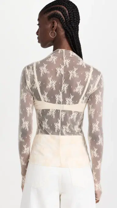 Free People Lady Lux Layering Top Evening Creme | Thumbnail 3 Free People Lady Lux Layering Top Evening Creme | Thumbnail 3