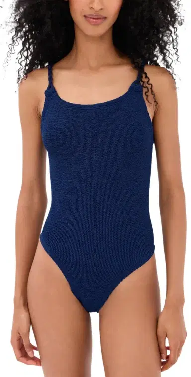 Hunza G Camille One Piece Navy One Size | Thumbnail 1 Hunza G Camille One Piece Navy One Size | Thumbnail 1