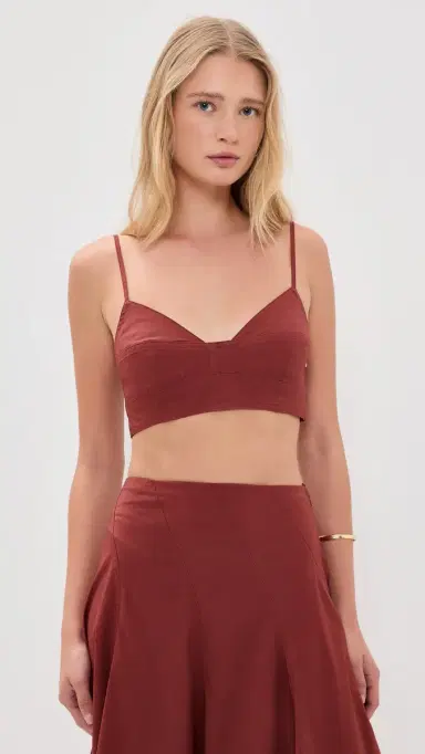 A.L.C. A. L.C. Joan Bra Top Apple Butter | Thumbnail 2 A.L.C. A. L.C. Joan Bra Top Apple Butter | Thumbnail 2