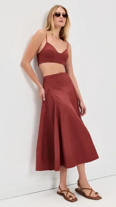 A.L.C. A. L.C. Gemma Skirt Apple Butter | Thumbnail 5 A.L.C. A. L.C. Gemma Skirt Apple Butter | Thumbnail 5