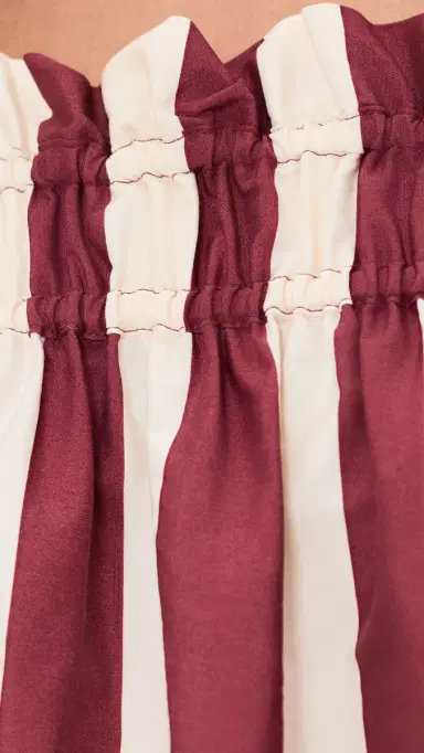 Madewell Ruffle A-Line Midi Dress in Stripe Stripe ix Border Dusty erlot | Thumbnail 6 Madewell Ruffle A-Line Midi Dress in Stripe Stripe ix Border Dusty erlot | Thumbnail 6