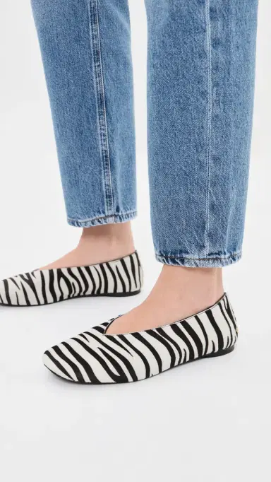 Anine Bing Ana Flats Calf Hair Zebra Flats | Thumbnail 3 Anine Bing Ana Flats Calf Hair Zebra Flats | Thumbnail 3
