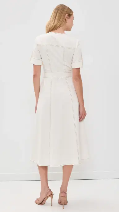 Shoshanna Bethany Midi Dress | Thumbnail 3 Shoshanna Bethany Midi Dress | Thumbnail 3