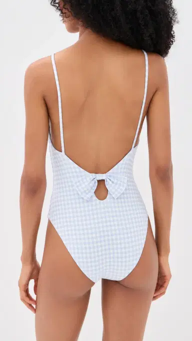 CAROLINE CONSTAS Milani One Piece Periwinkle | Thumbnail 3 CAROLINE CONSTAS Milani One Piece Periwinkle | Thumbnail 3