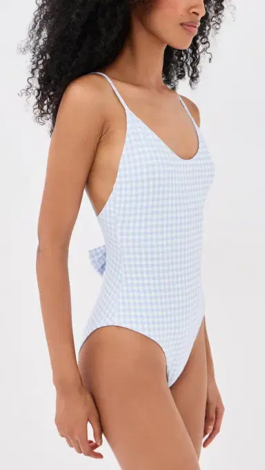CAROLINE CONSTAS Milani One Piece Periwinkle | Thumbnail 4 CAROLINE CONSTAS Milani One Piece Periwinkle | Thumbnail 4