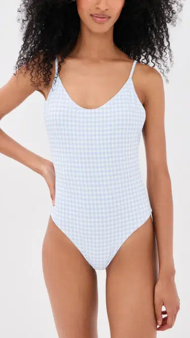 CAROLINE CONSTAS Milani One Piece Periwinkle | Thumbnail 5 CAROLINE CONSTAS Milani One Piece Periwinkle | Thumbnail 5