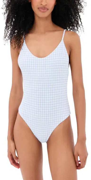 CAROLINE CONSTAS Milani One Piece Periwinkle | Thumbnail 1 CAROLINE CONSTAS Milani One Piece Periwinkle | Thumbnail 1