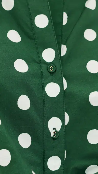Cara Cara Asbury Mini Dress Polka Dot Green | Thumbnail 6 Cara Cara Asbury Mini Dress Polka Dot Green | Thumbnail 6