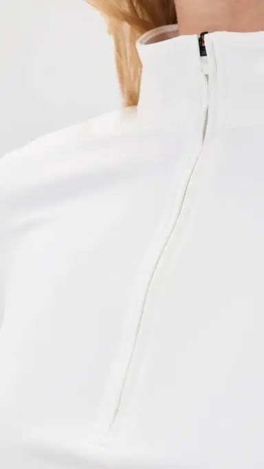 Splits59 Tess Rigor Quarter Zip White | Thumbnail 6 Splits59 Tess Rigor Quarter Zip White | Thumbnail 6