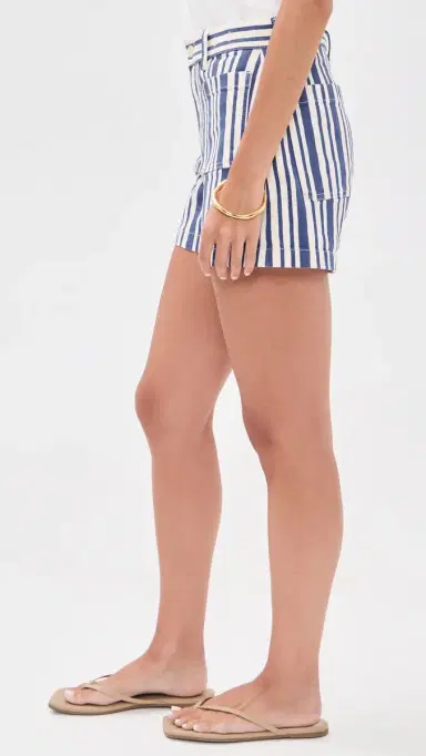 Madewell The Emmy Short in Waterfall Stripe Varigated Stripe | Thumbnail 4 Madewell The Emmy Short in Waterfall Stripe Varigated Stripe | Thumbnail 4