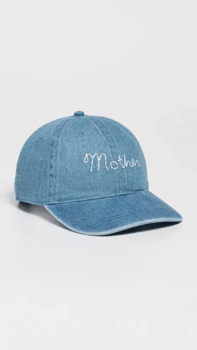 MOTHER Hats Off Cap Denim Baby Blue One Size | Thumbnail 2 MOTHER Hats Off Cap Denim Baby Blue One Size | Thumbnail 2