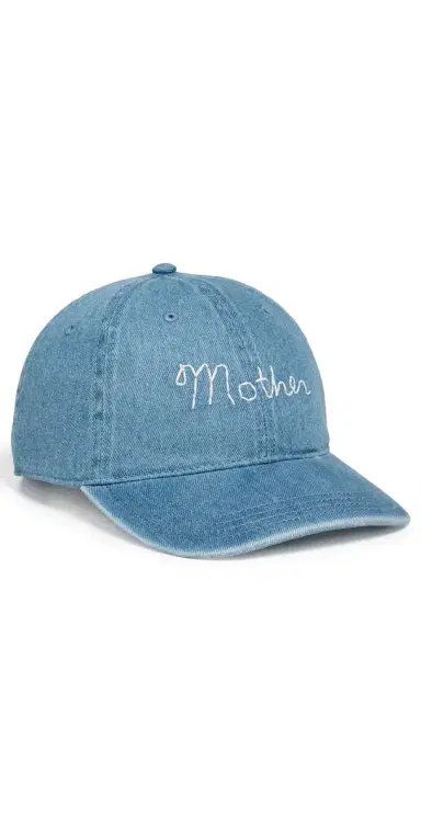 MOTHER Hats Off Cap Denim Baby Blue One Size | Thumbnail 1 MOTHER Hats Off Cap Denim Baby Blue One Size | Thumbnail 1