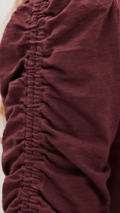 Veronica Beard Jean Waldorf Tee Raisin | Thumbnail 6 Veronica Beard Jean Waldorf Tee Raisin | Thumbnail 6