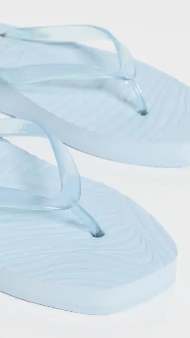 SLEEPERS Platform Jelly Flip Flops Angel Blue Transparent | Thumbnail 6 SLEEPERS Platform Jelly Flip Flops Angel Blue Transparent | Thumbnail 6
