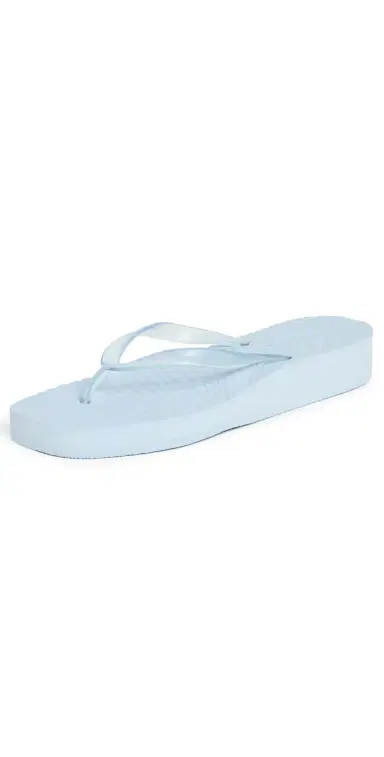 SLEEPERS Platform Jelly Flip Flops Angel Blue Transparent | Thumbnail 1 SLEEPERS Platform Jelly Flip Flops Angel Blue Transparent | Thumbnail 1