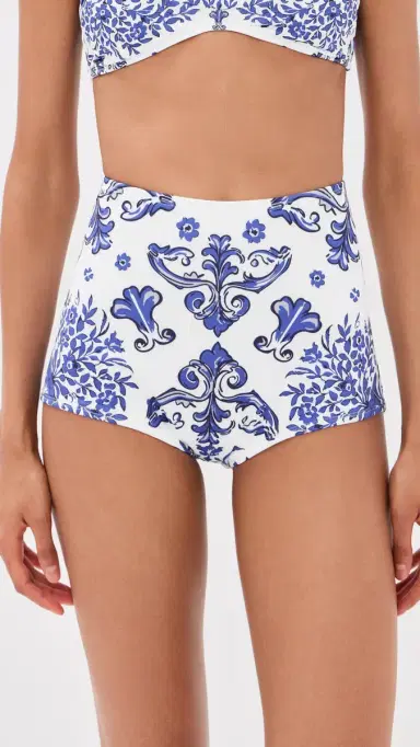 Bananhot Don High-Rise Bikini Bottoms Blue atera | Thumbnail 2 Bananhot Don High-Rise Bikini Bottoms Blue atera | Thumbnail 2