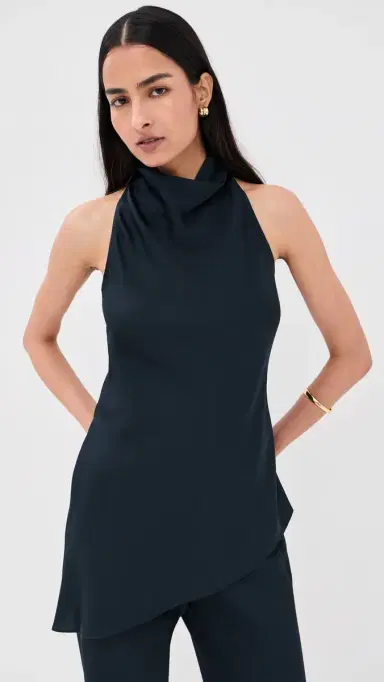 Veronica Beard Radford Tunic Top Navy | Thumbnail 3 Veronica Beard Radford Tunic Top Navy | Thumbnail 3