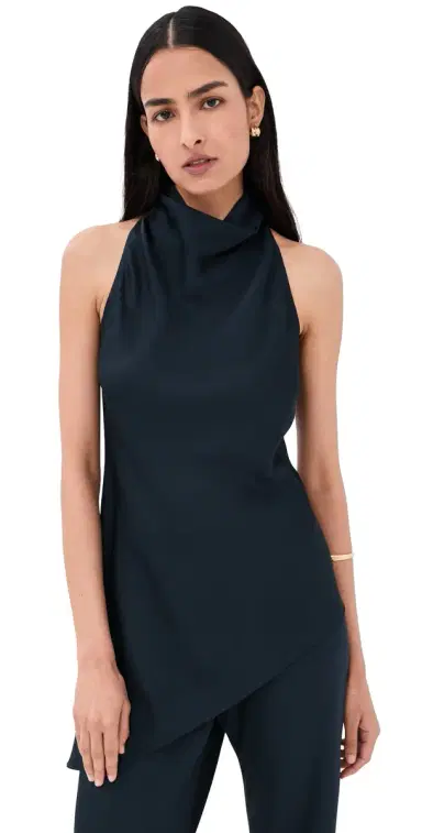 Veronica Beard Radford Tunic Top Navy | Thumbnail 1 Veronica Beard Radford Tunic Top Navy | Thumbnail 1