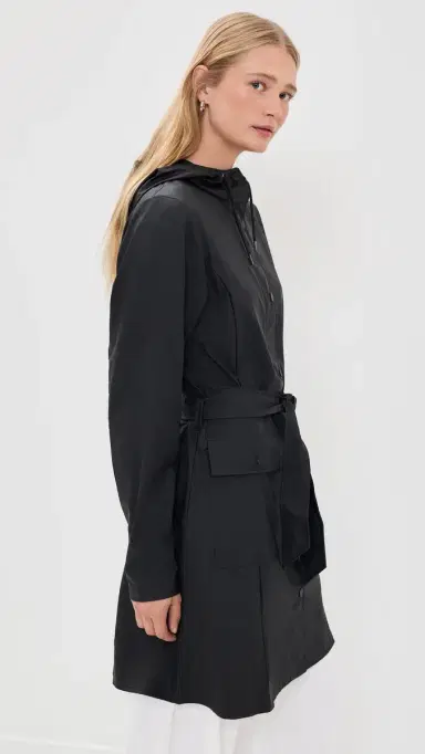 Rains Curve Long Jacket W3 Black L | Thumbnail 4 Rains Curve Long Jacket W3 Black L | Thumbnail 4