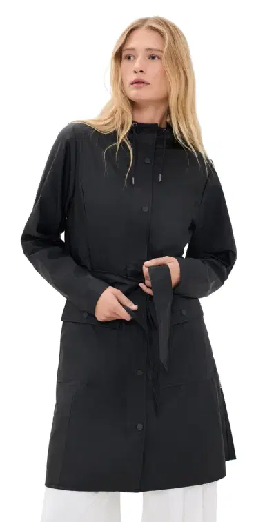 Rains Curve Long Jacket W3 Black L | Thumbnail 1 Rains Curve Long Jacket W3 Black L | Thumbnail 1