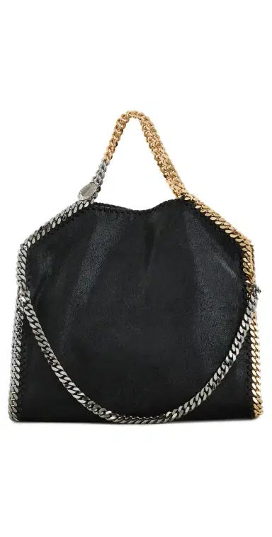 Stella McCartney Falabella Shaggy Deer 3-Chain Tote Bag Black One Size | Thumbnail 1 Stella McCartney Falabella Shaggy Deer 3-Chain Tote Bag Black One Size | Thumbnail 1