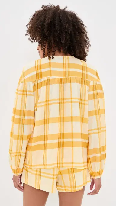 Dress To Off-white Yellow Frescor Front Ties Blouse Off-White Yellow Fresco | Thumbnail 3 Dress To Off-white Yellow Frescor Front Ties Blouse Off-White Yellow Fresco | Thumbnail 3