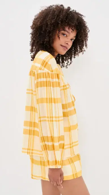 Dress To Off-white Yellow Frescor Front Ties Blouse Off-White Yellow Fresco | Thumbnail 4 Dress To Off-white Yellow Frescor Front Ties Blouse Off-White Yellow Fresco | Thumbnail 4