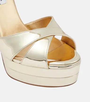 Aquazzura Divine 130 metallic platform sandals | Thumbnail 2 Aquazzura Divine 130 metallic platform sandals | Thumbnail 2
