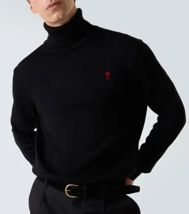AMI PARIS Ami de Caur wool turtleneck sweater | Thumbnail 2 AMI PARIS Ami de Caur wool turtleneck sweater | Thumbnail 2