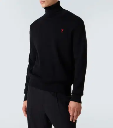 AMI PARIS Ami de Caur wool turtleneck sweater | Thumbnail 3 AMI PARIS Ami de Caur wool turtleneck sweater | Thumbnail 3