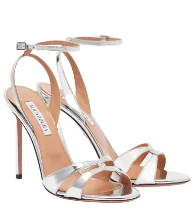 Aquazzura You and I metallic leather sandals | Thumbnail 1 Aquazzura You and I metallic leather sandals | Thumbnail 1