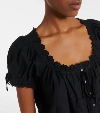 DÔEN Dôen Nera embroidered cotton top | Thumbnail 2 DÔEN Dôen Nera embroidered cotton top | Thumbnail 2