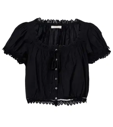 DÔEN Dôen Nera embroidered cotton top | Thumbnail 1 DÔEN Dôen Nera embroidered cotton top | Thumbnail 1
