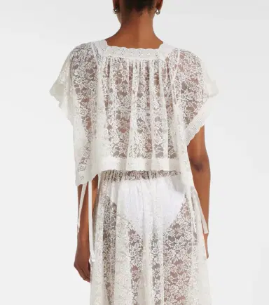 DÔEN Dôen Vennette lace crop top | Thumbnail 4 DÔEN Dôen Vennette lace crop top | Thumbnail 4