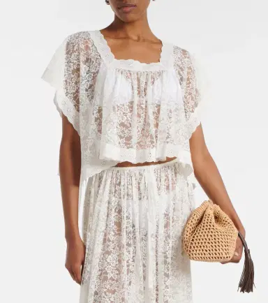 DÔEN Dôen Vennette lace crop top | Thumbnail 5 DÔEN Dôen Vennette lace crop top | Thumbnail 5