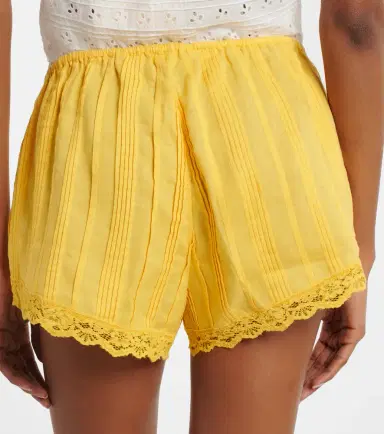 DÔEN Dôen Leda lace-trimmed shorts | Thumbnail 3 DÔEN Dôen Leda lace-trimmed shorts | Thumbnail 3