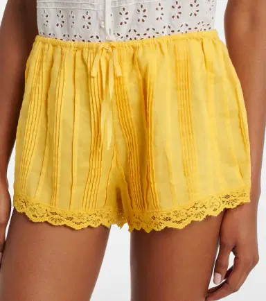 DÔEN Dôen Leda lace-trimmed shorts | Thumbnail 5 DÔEN Dôen Leda lace-trimmed shorts | Thumbnail 5