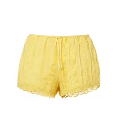 DÔEN Dôen Leda lace-trimmed shorts | Thumbnail 1 DÔEN Dôen Leda lace-trimmed shorts | Thumbnail 1
