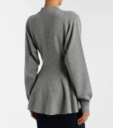 Stella McCartney Peplum virgin wool top | Thumbnail 2 Stella McCartney Peplum virgin wool top | Thumbnail 2