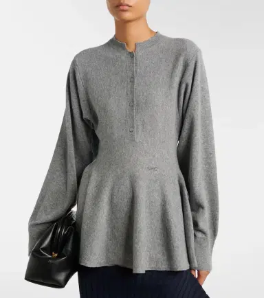 Stella McCartney Peplum virgin wool top | Thumbnail 5 Stella McCartney Peplum virgin wool top | Thumbnail 5