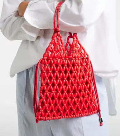 Staud Karla beaded top-handle bag | Thumbnail 5 Staud Karla beaded top-handle bag | Thumbnail 5