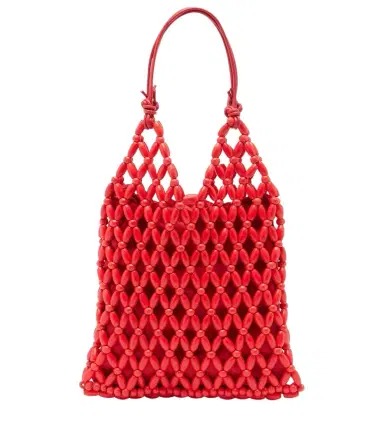 Staud Karla beaded top-handle bag | Thumbnail 1 Staud Karla beaded top-handle bag | Thumbnail 1