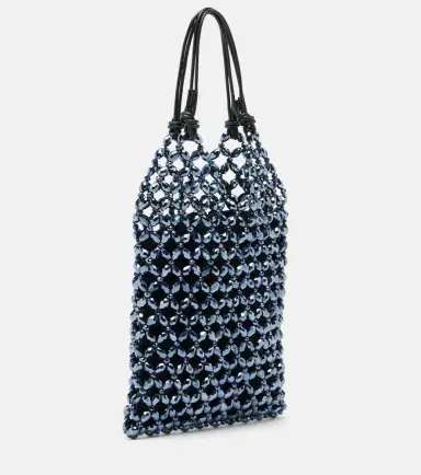 Staud Karla beaded top-handle bag | Thumbnail 2 Staud Karla beaded top-handle bag | Thumbnail 2