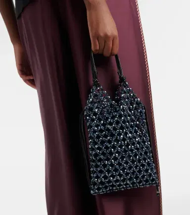 Staud Karla beaded top-handle bag | Thumbnail 6 Staud Karla beaded top-handle bag | Thumbnail 6