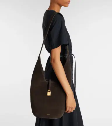 DeMellier Siena Medium suede shoulder bag | Thumbnail 4 DeMellier Siena Medium suede shoulder bag | Thumbnail 4