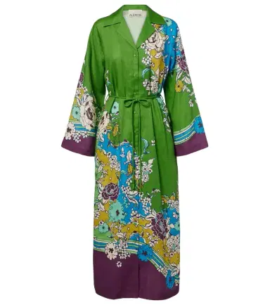 ALÉMAIS Alémais Nanci printed linen shirt dress | Thumbnail 1 ALÉMAIS Alémais Nanci printed linen shirt dress | Thumbnail 1