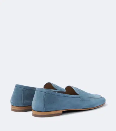 Frescobol Carioca Leme suede penny loafers | Thumbnail 3 Frescobol Carioca Leme suede penny loafers | Thumbnail 3