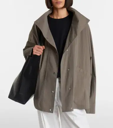 TOTEME Oversized cotton-blend jacket | Thumbnail 2 TOTEME Oversized cotton-blend jacket | Thumbnail 2